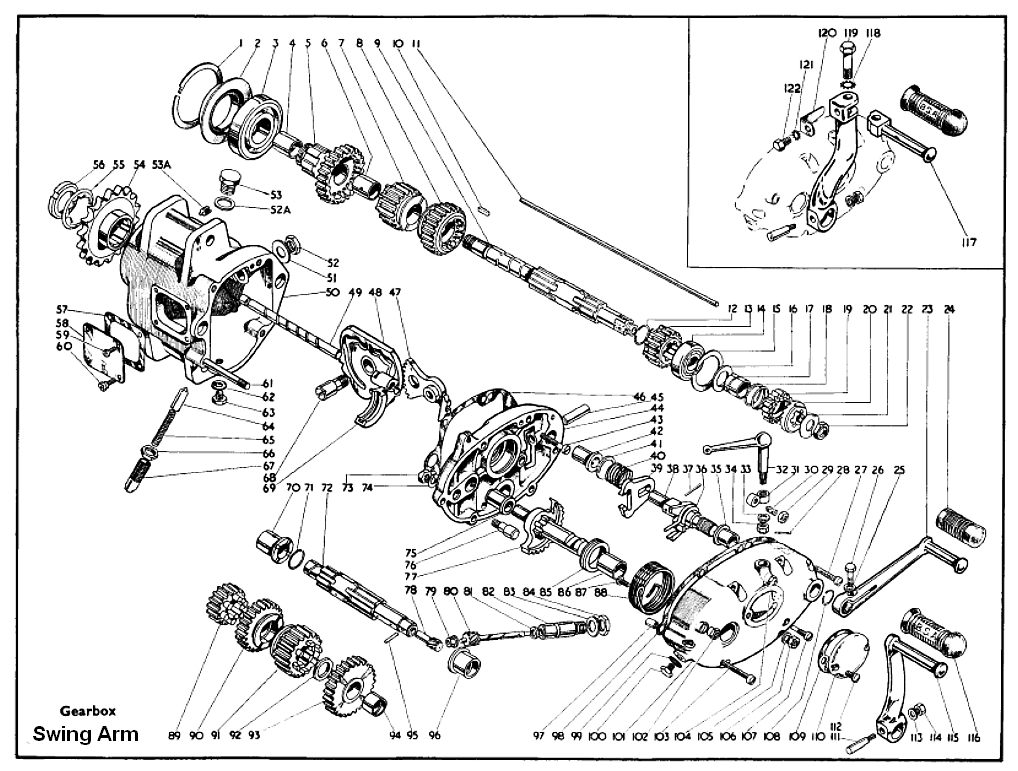 Lucas 7  Zoll Umbau Scheinwerfer BSA A7 A10 A7ss A10 Super Rocket